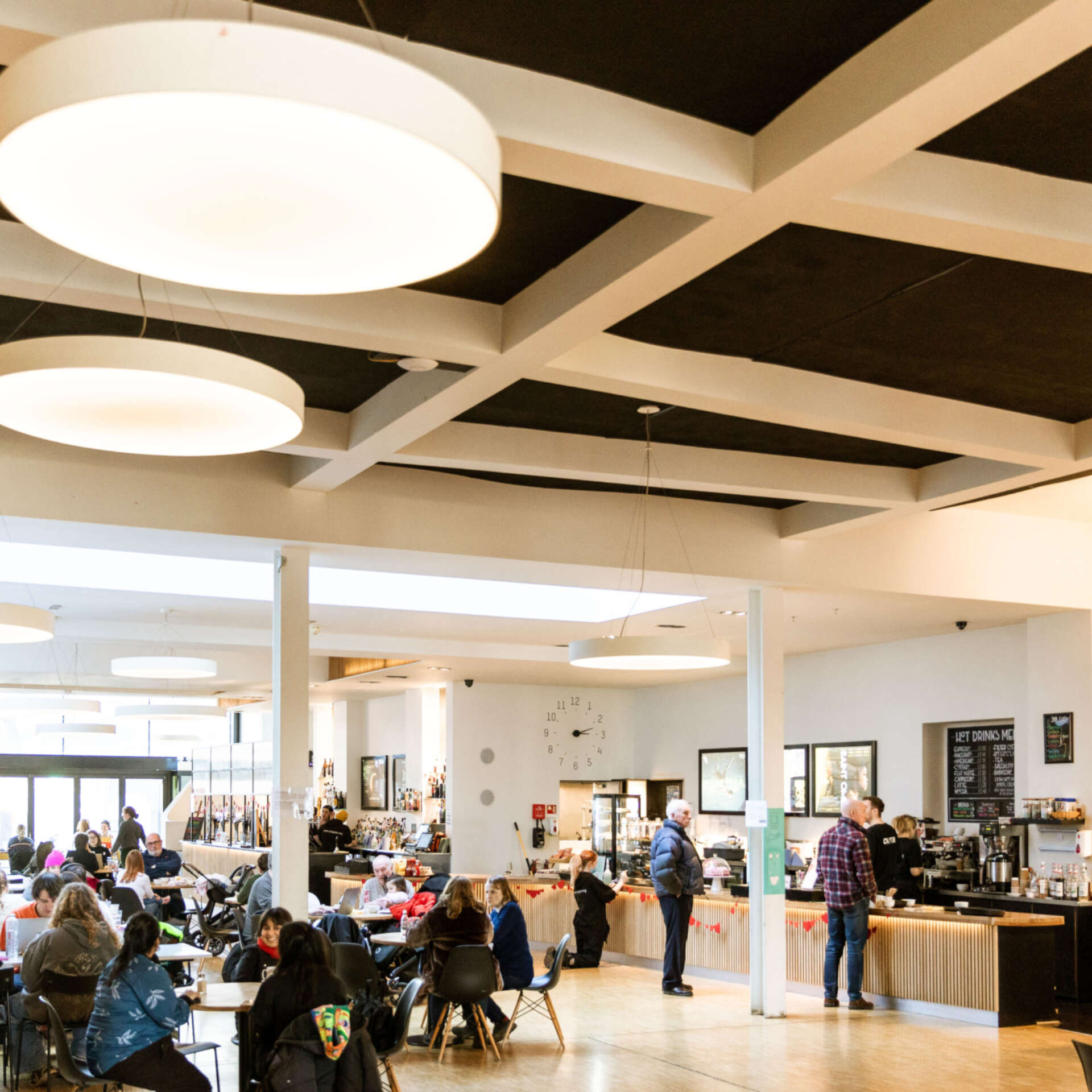 A busy Chapter cafe.
