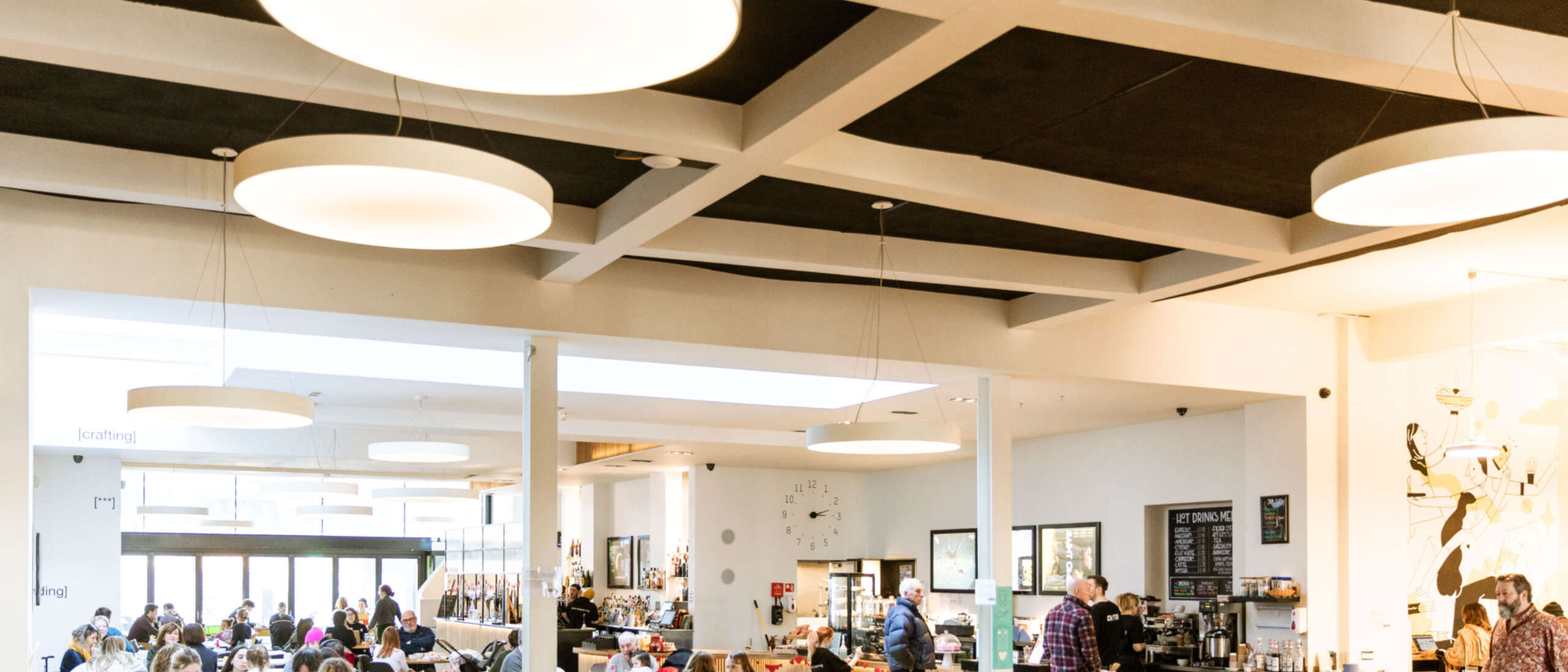 A busy Chapter cafe.
