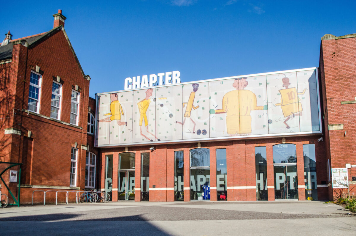 The main entrance of Chapter in the distance.